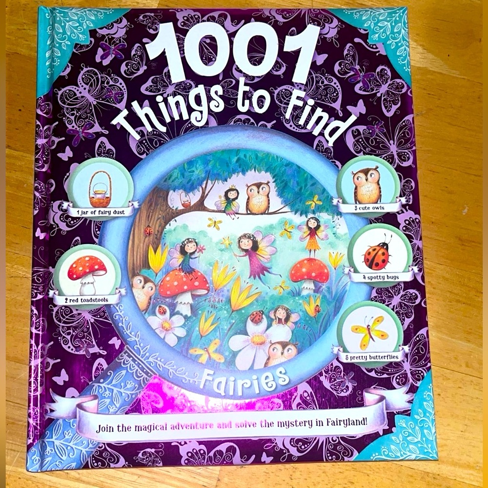 💖 Brand new 1001 Things to Find Fairies - Igloo Books 💖